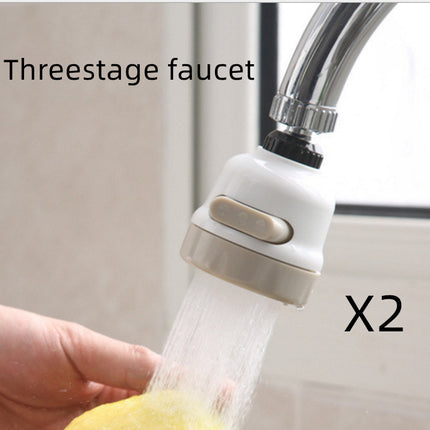 Three-speed Adjustment Tap Splash-proof Filter Kitchen Sprinkler Water Saver - Wnkrs