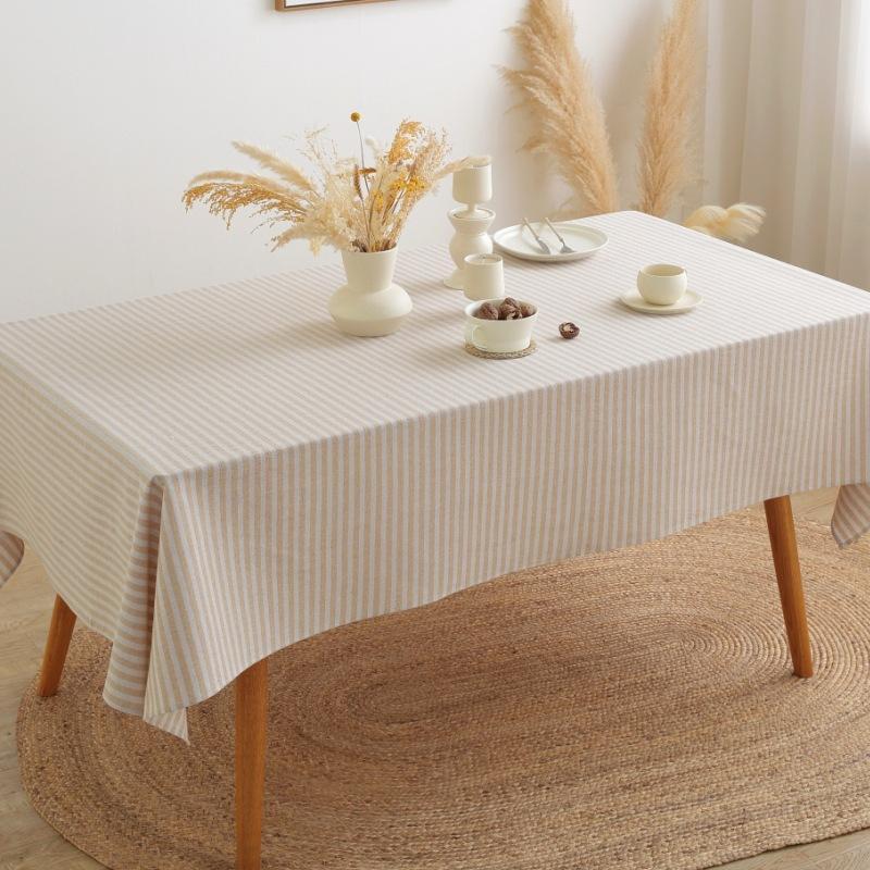 Minimalist Striped Tablecloth