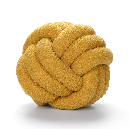Sofa Living Room Spherical Lamb Wool Bedside Cushion - Wnkrs
