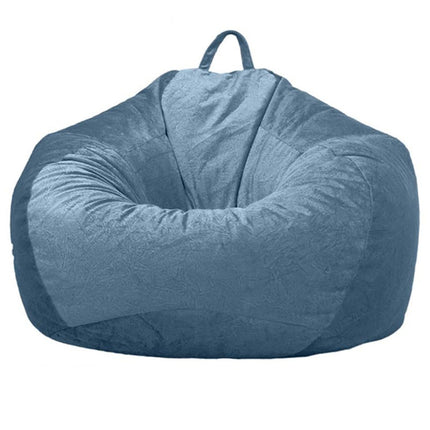Lazy Sofa Bean Bag Cloth Cover Tatami Short Velvet No Filler Home Toy Storage - Wnkrs