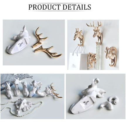 Animal Head Shaped Wall Hanger - Wnkrs