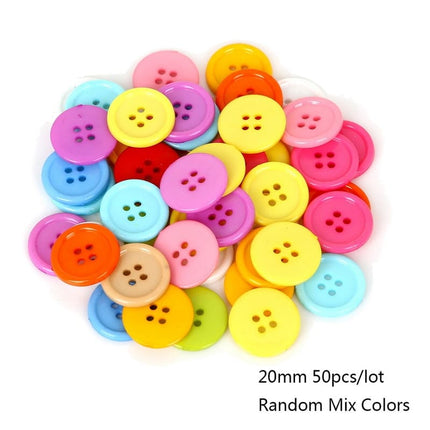 Bright Round Sewing Buttons - Wnkrs