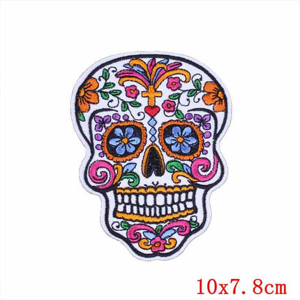 Flower Skull Patch - Wnkrs