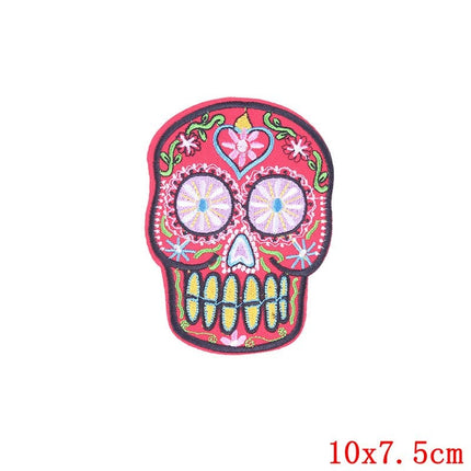 Flower Skull Patch - Wnkrs