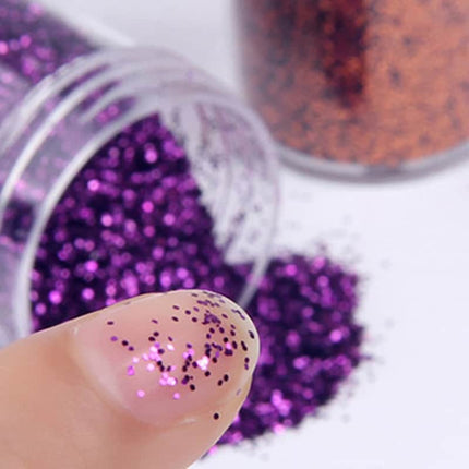 Bottle of Glitter Powder for Art Decor - Wnkrs