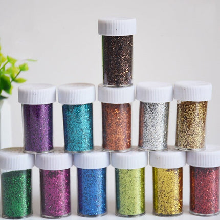 Bottle of Glitter Powder for Art Decor - Wnkrs
