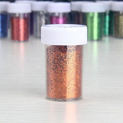 Bottle of Glitter Powder for Art Decor - Wnkrs