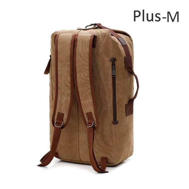 Convenient Multifunctional Large Capacity Canvas Travel Backpack - Wnkrs