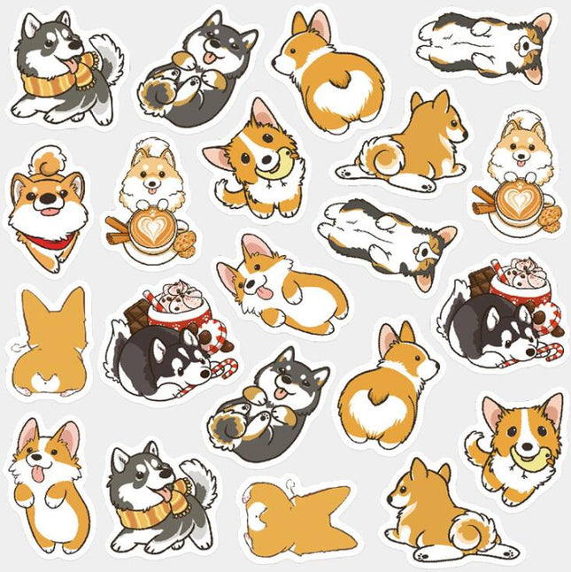 Corgi Dog Decorative Stickers - Wnkrs