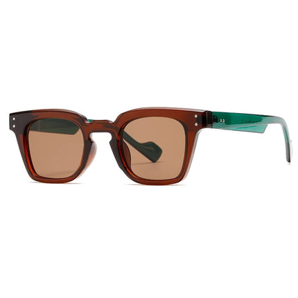 Gafas de sol cuadradas retro: gafas clásicas vintage para exteriores con protección UV400
