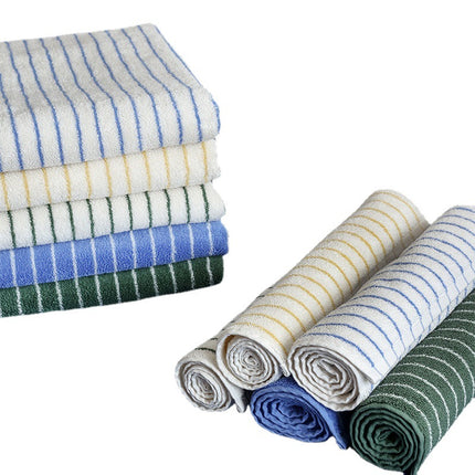 Parent-child Large Rhombus Striped Long-staple Cotton Yarn-dyed Household Towels Bath - Wnkrs