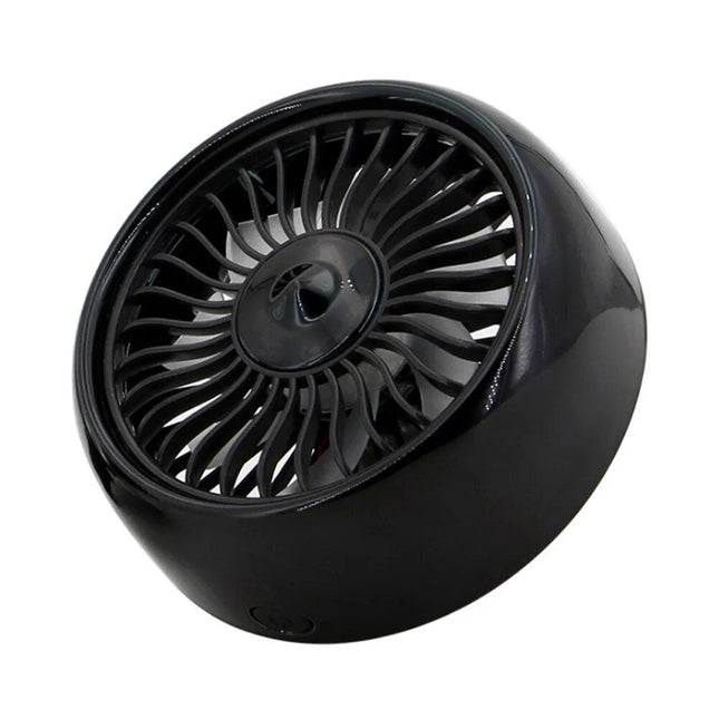 USB Car Vent Fan with 3 Speeds & Colorful LED Light - Wnkrs