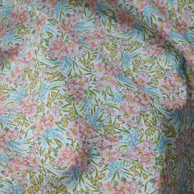 Long Cashmere Cotton Printed Fabric Fabric Digital Women's Clothing Tong Xia
