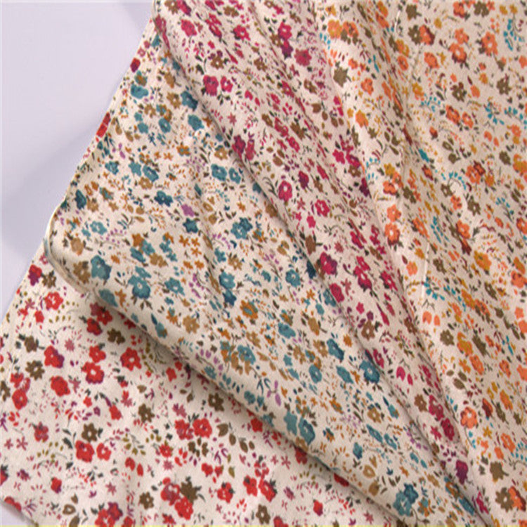 Cotton Pigment Printing Floral Cloth