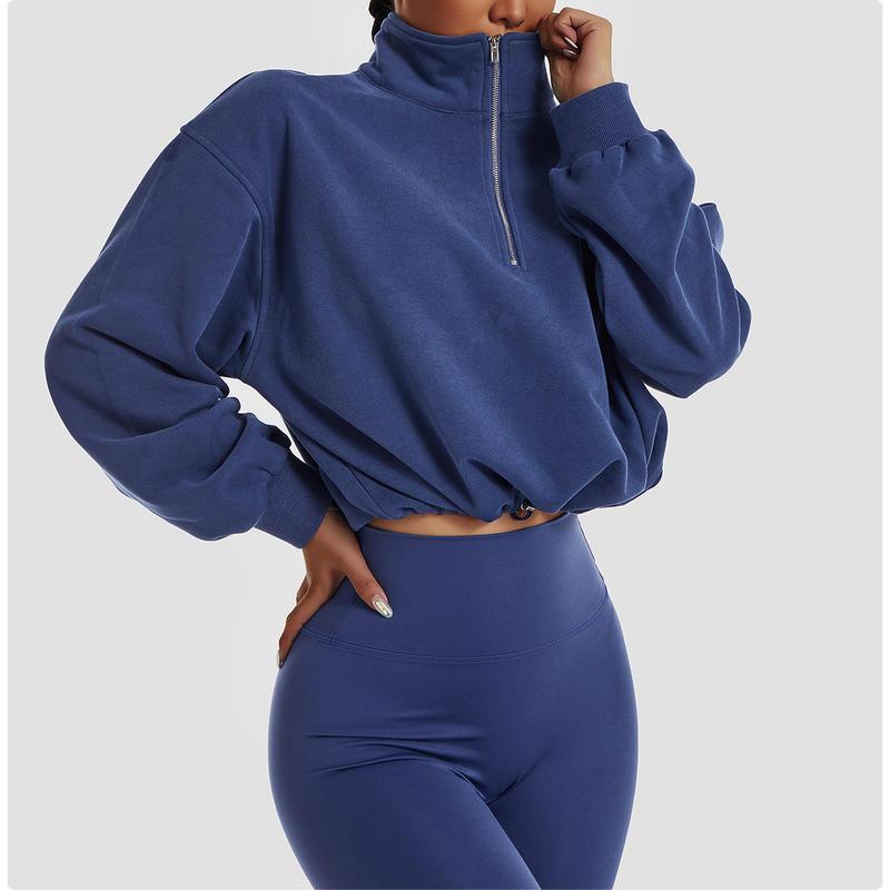 Women's Half-Zip Long-Sleeve Pullover