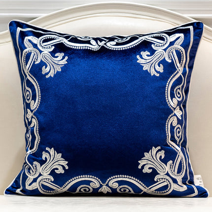 Patterned Cushion Cover Flannel Embroidered Home Decor Pillow Case - Wnkrs