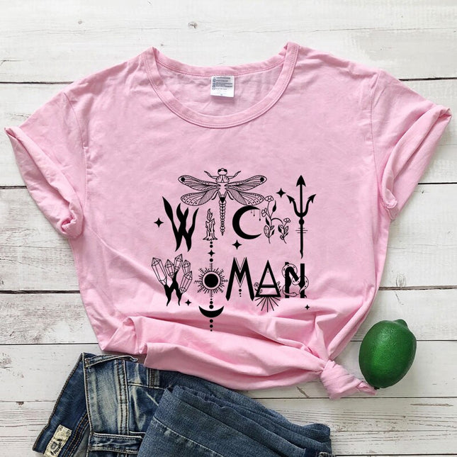 Women's Witchy Cotton T-Shirt - Wnkrs