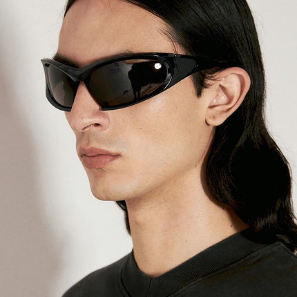 Lunettes de soleil punk dynamiques Y2K