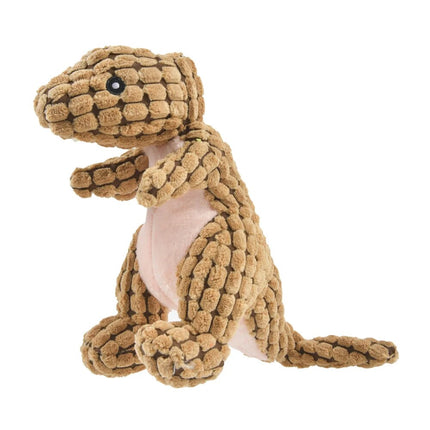 Jouets en peluche dinosaures pour animaux de compagnie – Jouets à mâcher interactifs pour chats et chiens