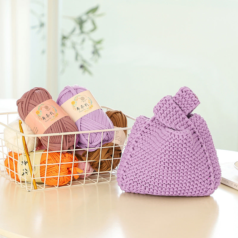 Fabric Thread Handmade Diy Woven Handbag Material Bag