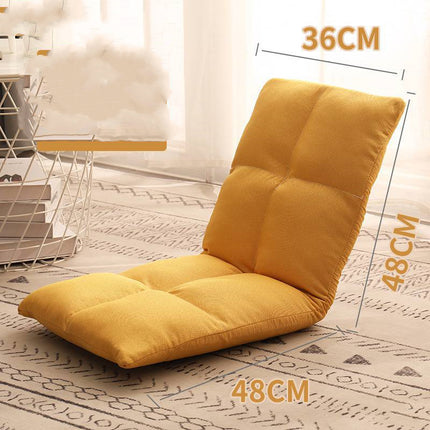Bed Backrest Floor Small Sofa Folding Single Bay Window Computer Recliner - Wnkrs