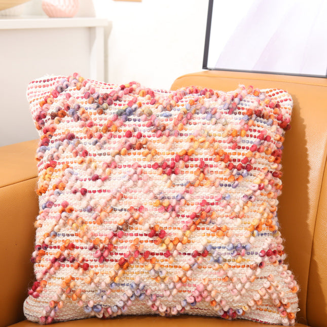 Ethnic Moroccan Style Hand-woven Wool Pillow - Wnkrs