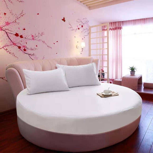 Round Bed Sheet Bedspread Hotel Hotel Mattress Protector - Wnkrs