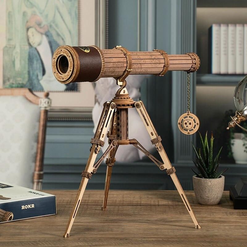 3D Wooden Monocular Telescope Puzzle