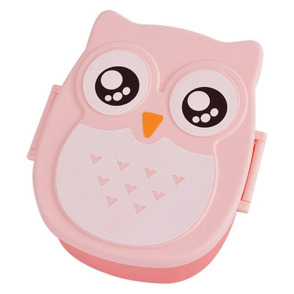 Boîte à lunch pour micro-ondes en forme de hibou : stockage amusant et fonctionnel des aliments pour les enfants