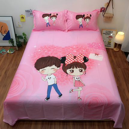 Cotton Cartoon Single Piece Can Be Equipped With Duvet Cover Sheet - Wnkrs