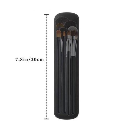 Sleek Silicone Makeup Brush Organizer - Compact Travel Pouch for Cosmetics - Wnkrs