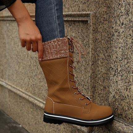 Bottes Martin de couleur unie pour femmes, nouvelle mode