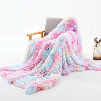 Tie Dyed Winter Double Layer Blanket - Wnkrs