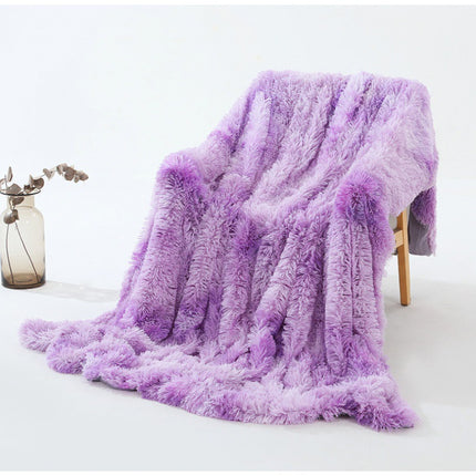 Tie Dyed Winter Double Layer Blanket - Wnkrs