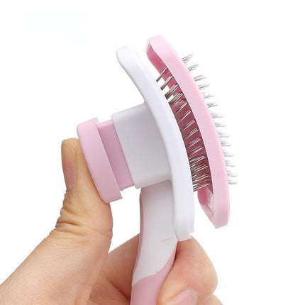Brosse autonettoyante pour chat et poils d'animaux : un indispensable pour le toilettage des animaux de compagnie heureux