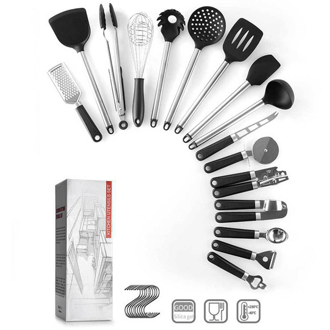 Kitchen Gadgets Cooking Silicone Spatula Spoon Set - Wnkrs