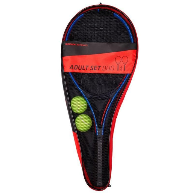 Adult Duo Tennis Racquet Set with Balls and Carry Bag - Wnkrs