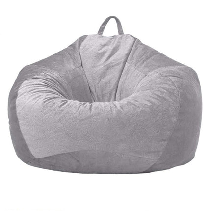 Lazy Sofa Bean Bag Cloth Cover Tatami Short Velvet No Filler Home Toy Storage - Wnkrs