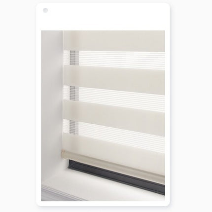 Soft Gauze Curtain Semi-Shading Rolling Curtain Roll-Up Curtain Electric Zebra Curtain - Wnkrs