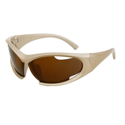 Lunettes de soleil punk dynamiques Y2K