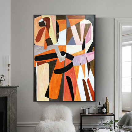 Oil Painting Hand Painted Abstract Hallway Decorative - Wnkrs