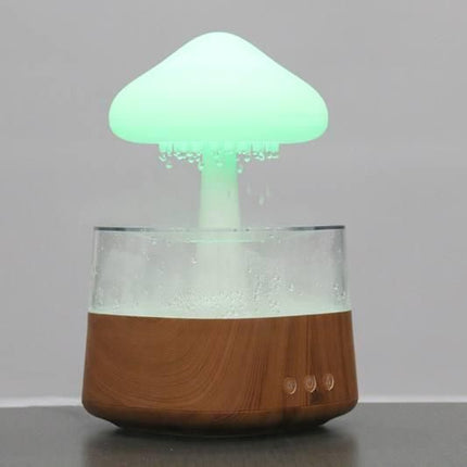 Colorful Mushroom Rain Cloud Air Humidifier and Night Light with Aromatherapy - Wnkrs