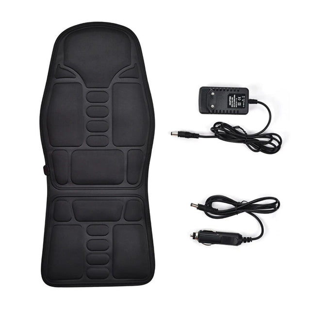 Electric Massage Chair Cushion with Heat & Vibration for Car, Home, and Office - Wnkrs