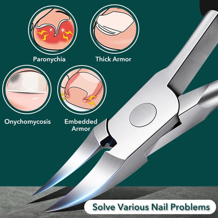 Coupe-ongles professionnel en acier inoxydable