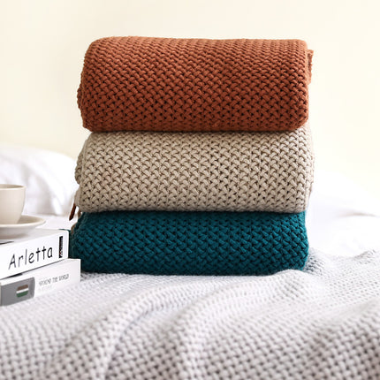 Office Sofa Nap Knitting Blanket - Wnkrs