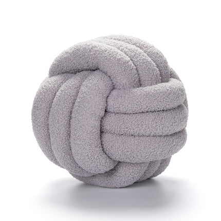 Sofa Living Room Spherical Lamb Wool Bedside Cushion - Wnkrs