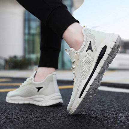 Men's Mesh Shoes Fashion Fly Knit Lightweight Breathable Sneakers Casual Sports Shoe - Wnkrs