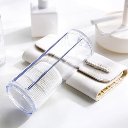 Round Shaped Transparent Cotton Pad Organizer - wnkrs