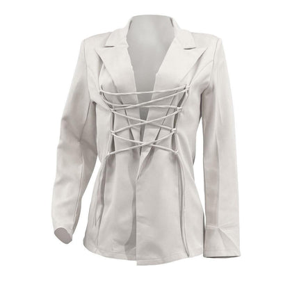 Women's Lace-Up Blazer - Wnkrs