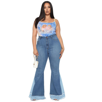 All-Match Plus Size Wide-Leg Jeans - wnkrs
